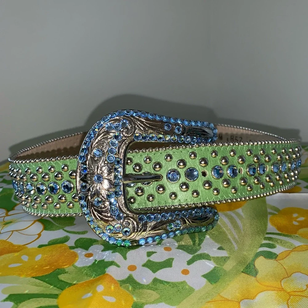 💎 SALE💎 bb simon Leather Belt - Unisex - Picture 2 of 14